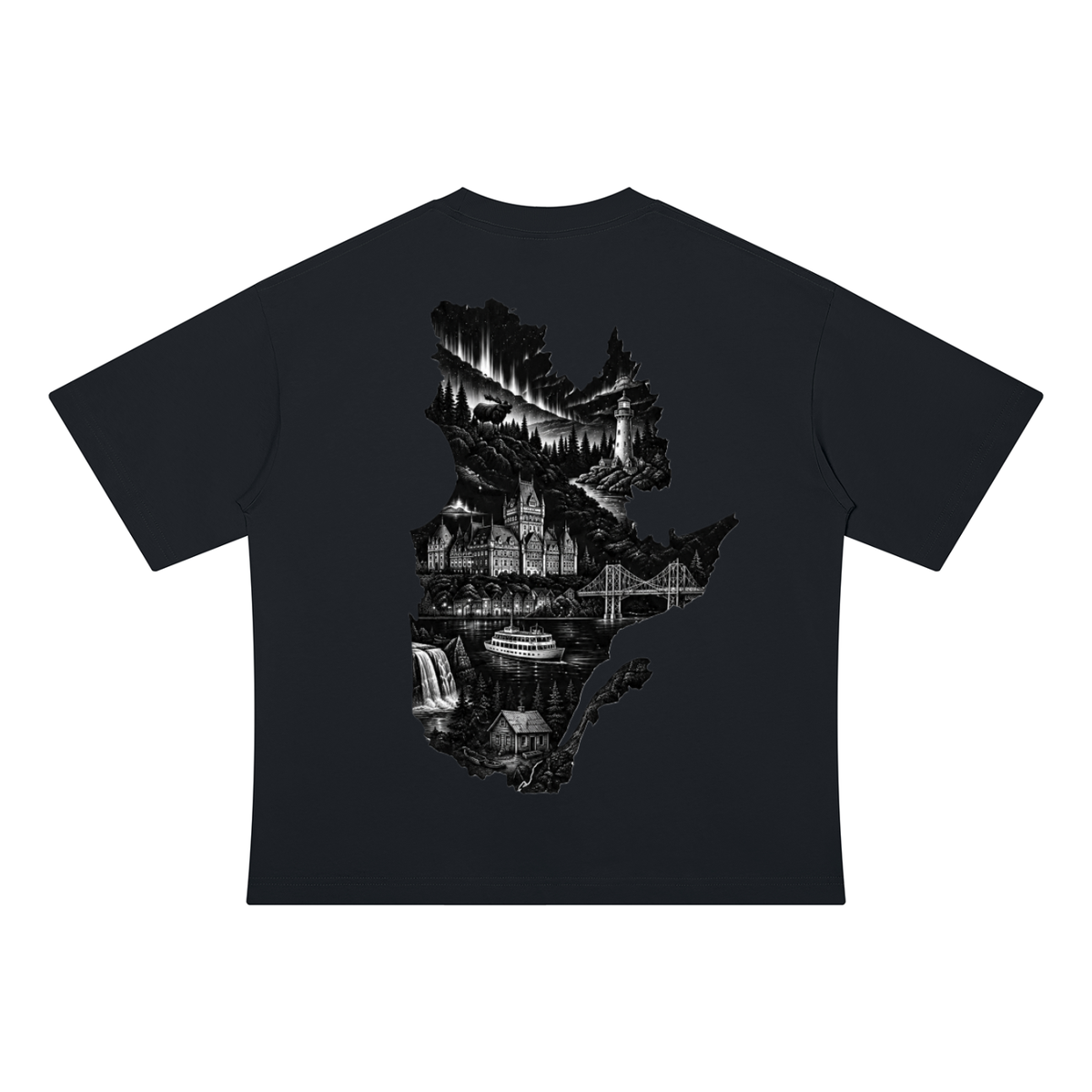 Unisex Drop Shoulder Cotton T-Shirt